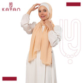 Chiffon Plain Scarf -Light Simon